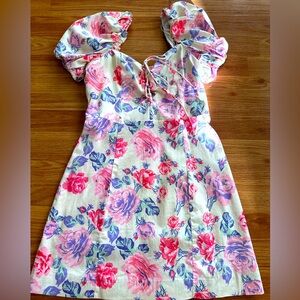 Zara floral print dress, size Small